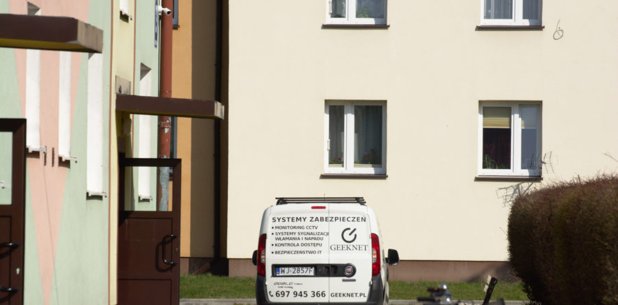 Instalacja kamer dla wspólnoty mieszkaniowej w Nowym Mieście nad Pilicą
